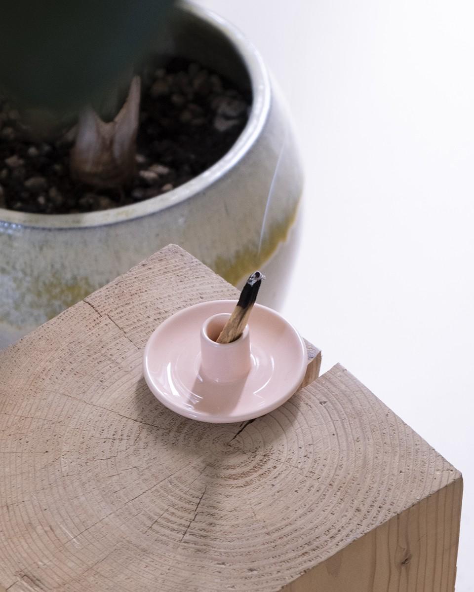 Wood'd PALO SANTO PLATE PINK