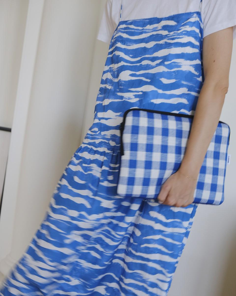 Wood'd Patch Blue Macbook Case