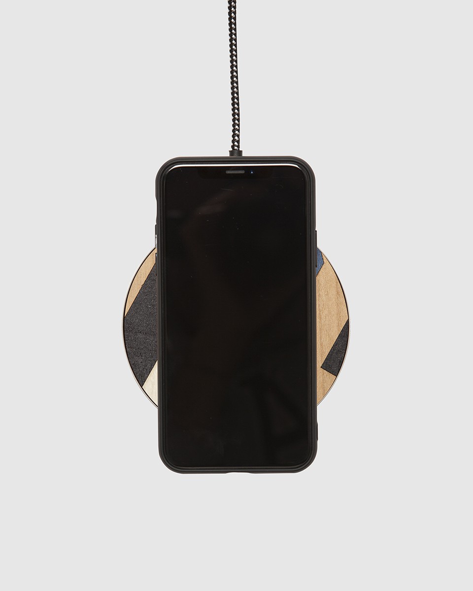 Wood'd Riga Blu Charger