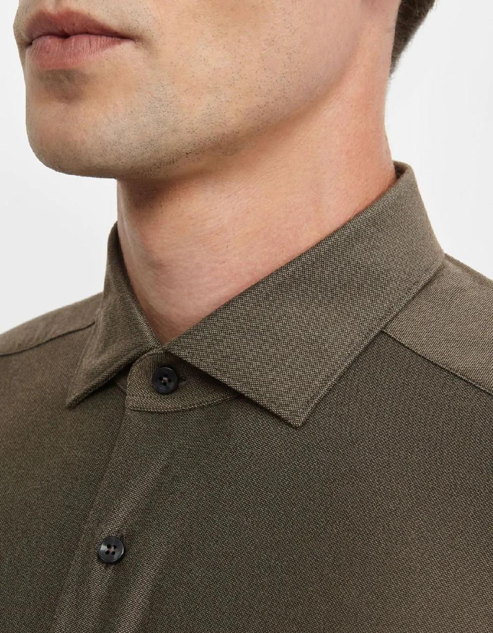 Xacus Camicia in micro flanella tecnica Active Twill