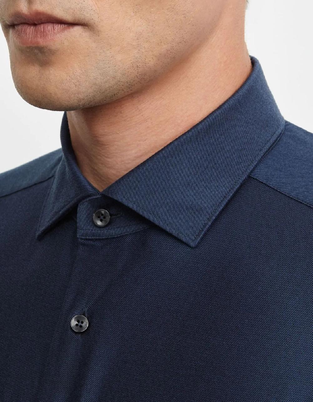 Xacus Camicia in micro flanella tecnica Active Twill