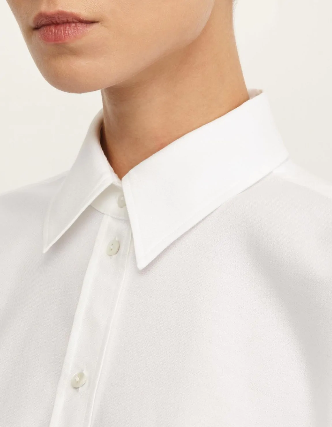 Xacus Camicia Bianco Cotone Tinta Unita