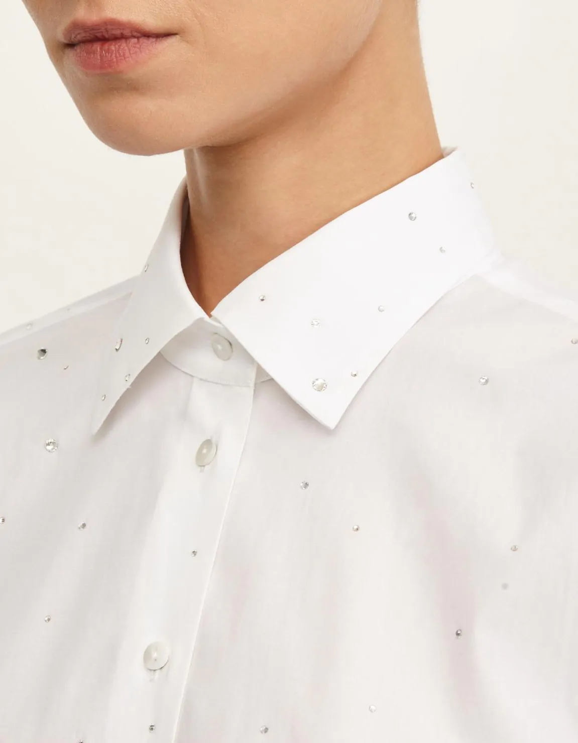 Xacus Camicia Bianco Cotone Tinta Unita