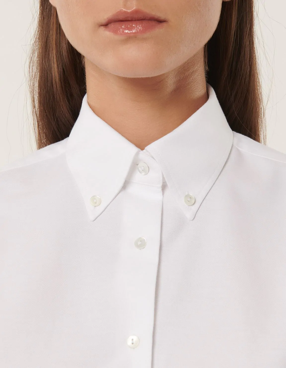 Xacus Camicia Bianco Cotone Tinta Unita