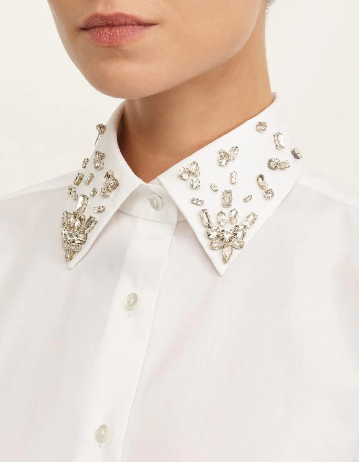 Xacus Camicia Bianco Cotone Tinta Unita