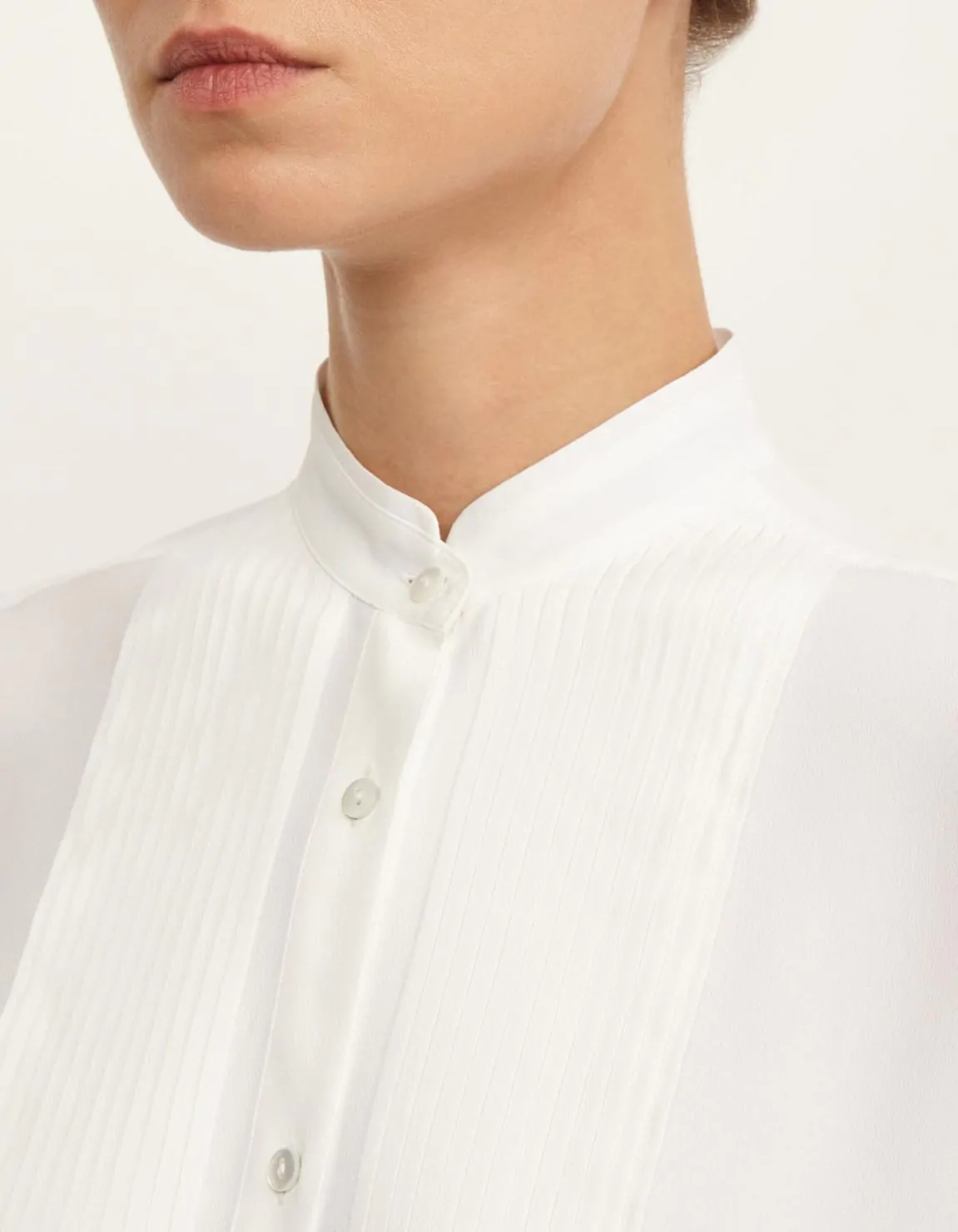 Xacus Camicia Bianco Misto seta Tinta Unita