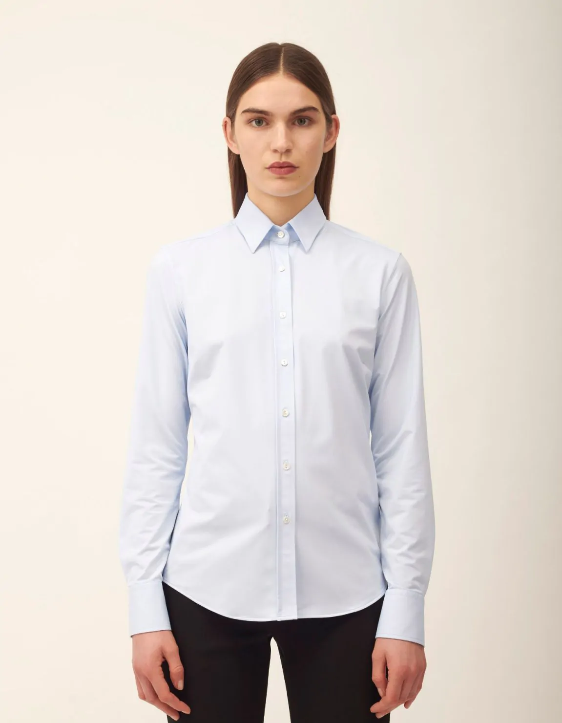 Xacus Camicia Celeste chiaro Active Tinta Unita