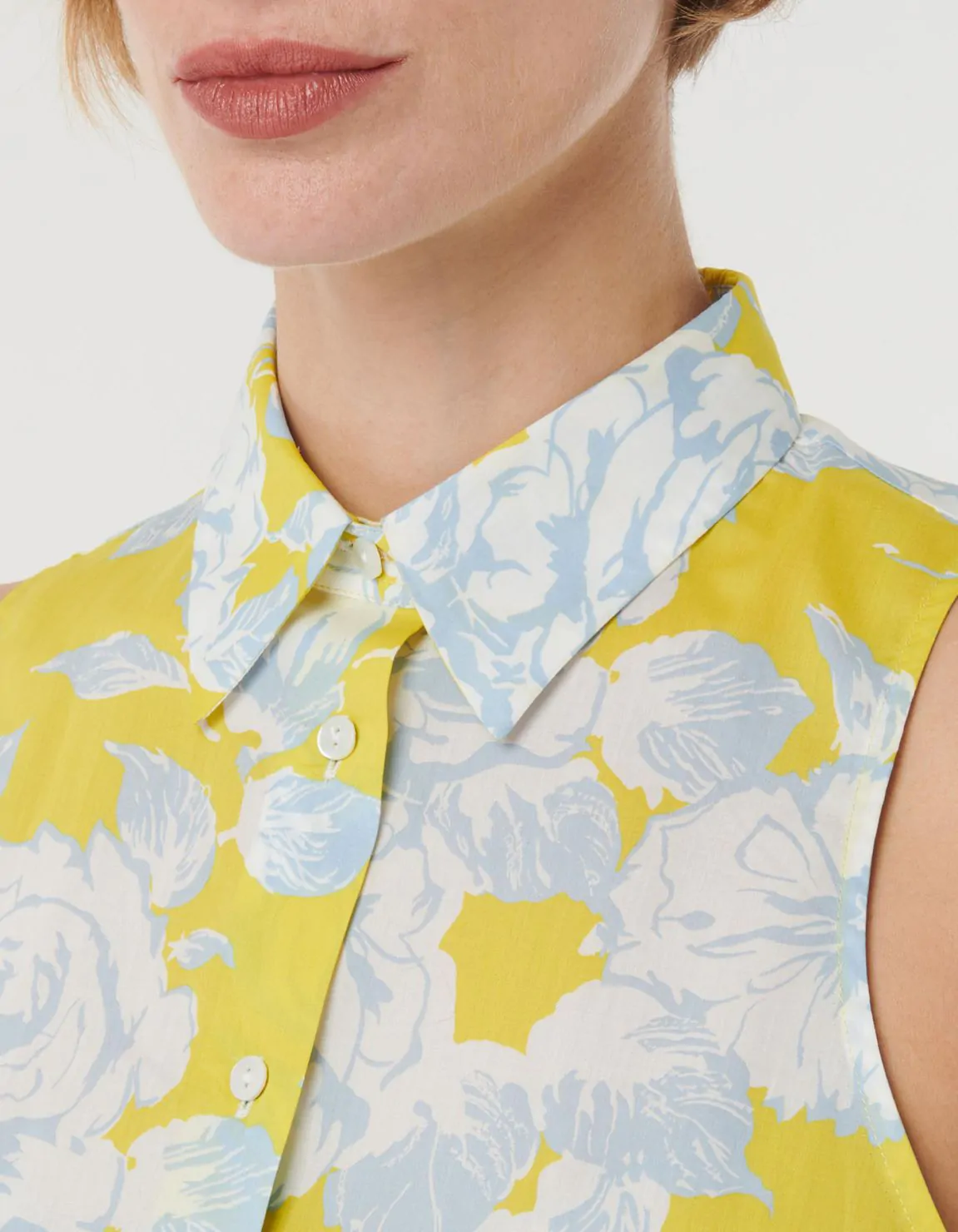 Xacus Camicia Giallo Cotone Fantasia