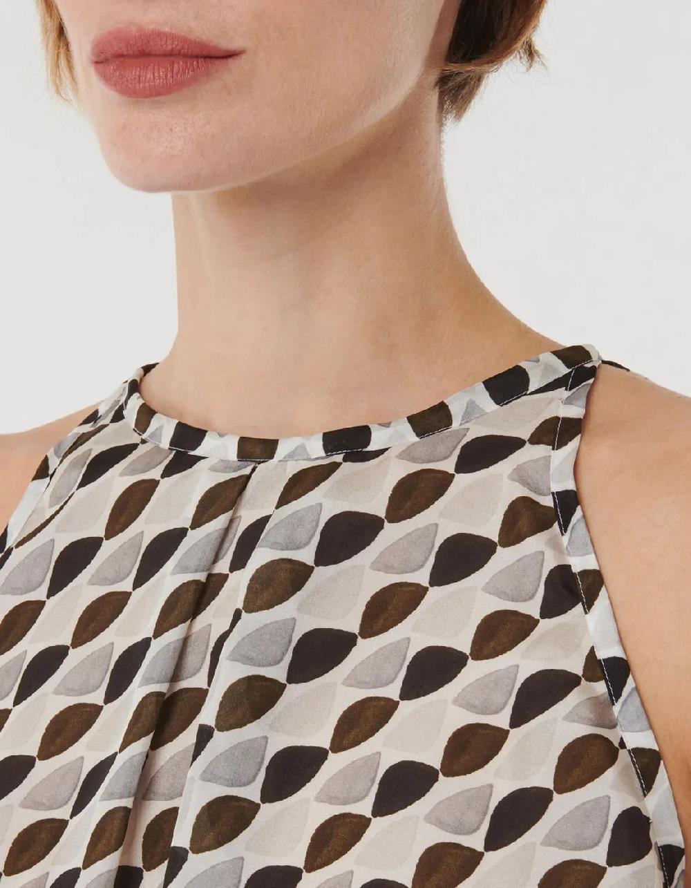 Xacus Camicia Grigio Seta Fantasia