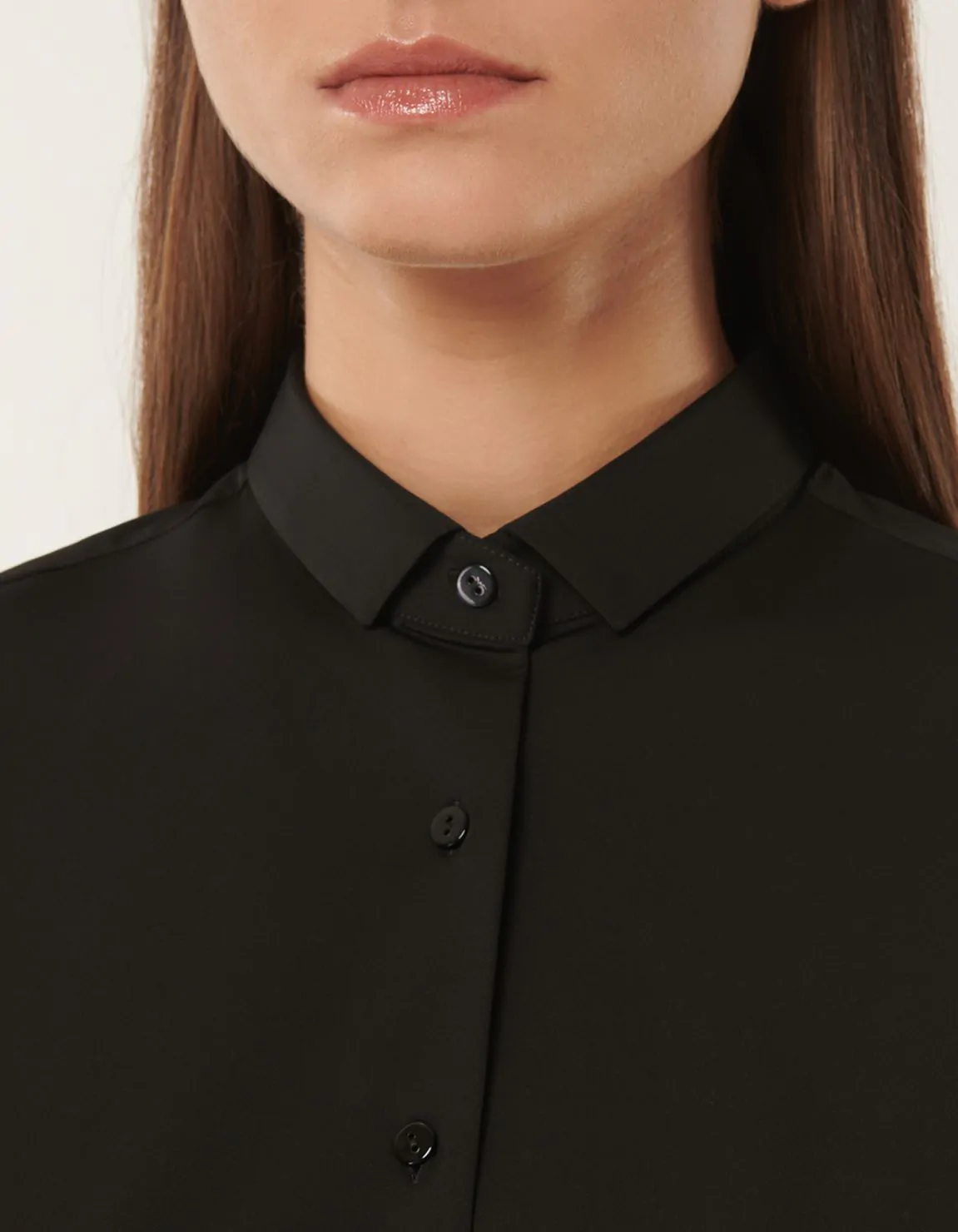 Xacus Camicia Nero Active Tinta Unita