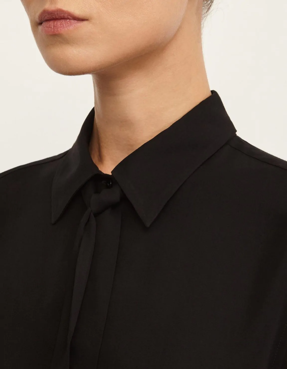 Xacus Camicia Nero Viscosa Tinta Unita