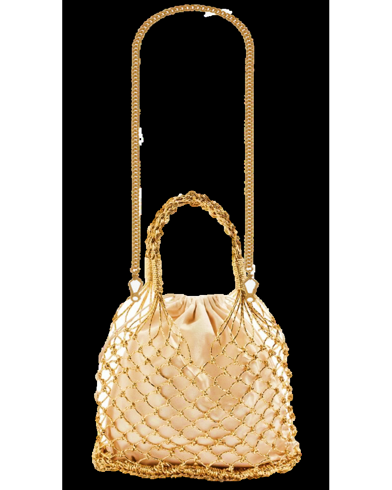 Y'am Capri Helenuccia Bag + Un Sacchetto Colorato Righe Bianche E Gialle