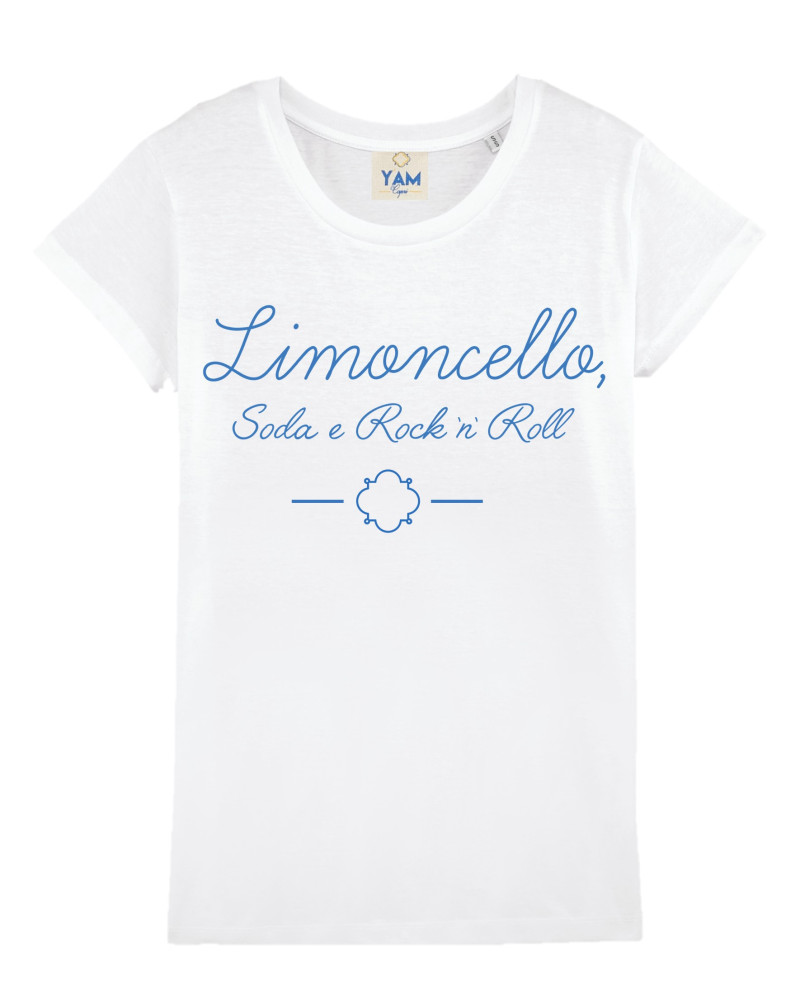Y'am Capri "Limoncello Soda & Rock’n Roll“ T-shirt (Donna)