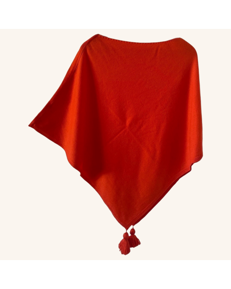 Y'am Capri Poncho Capri Cashmere merino wool and silk