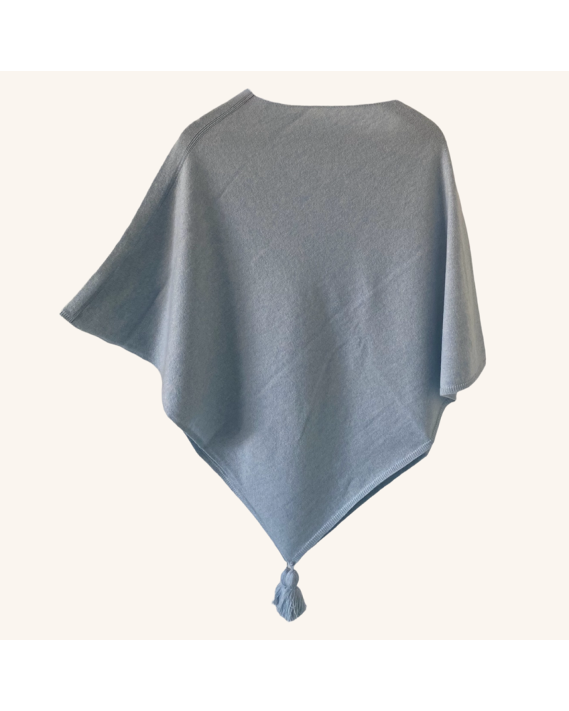 Y'am Capri Poncho Capri Cashmere merino wool and silk