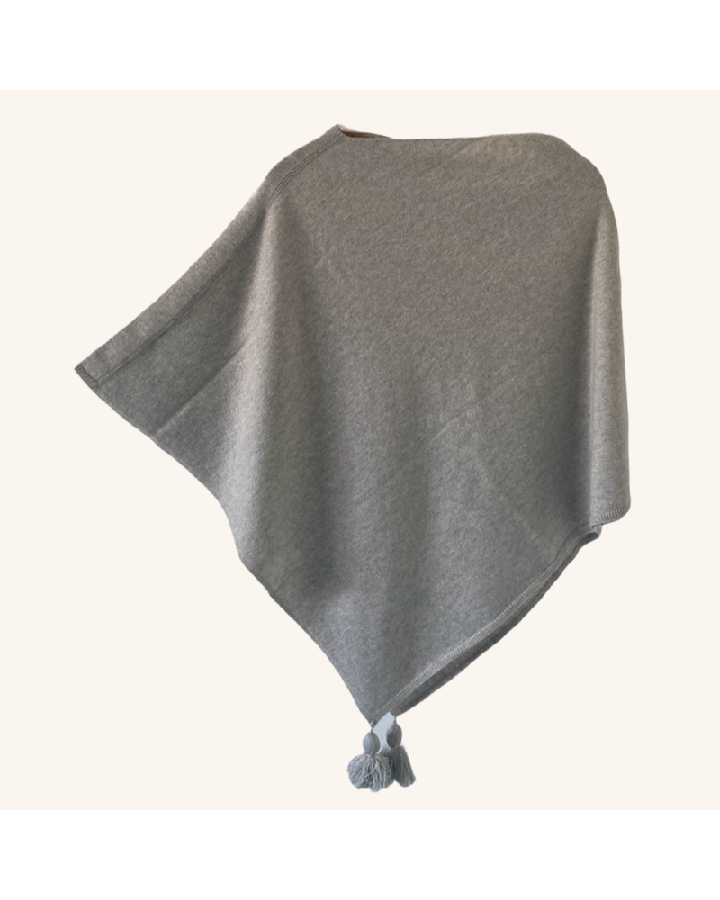 Y'am Capri Poncho Capri Cashmere merino wool and silk