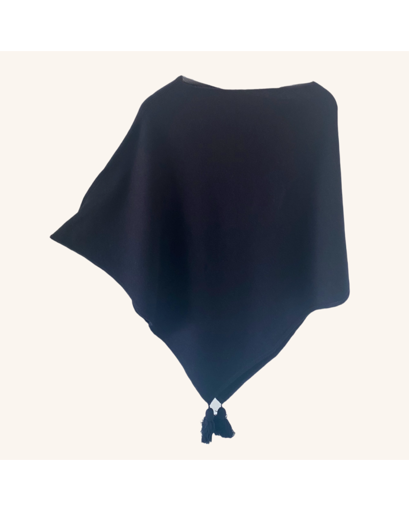 Y'am Capri Poncho Capri Cashmere merino wool and silk