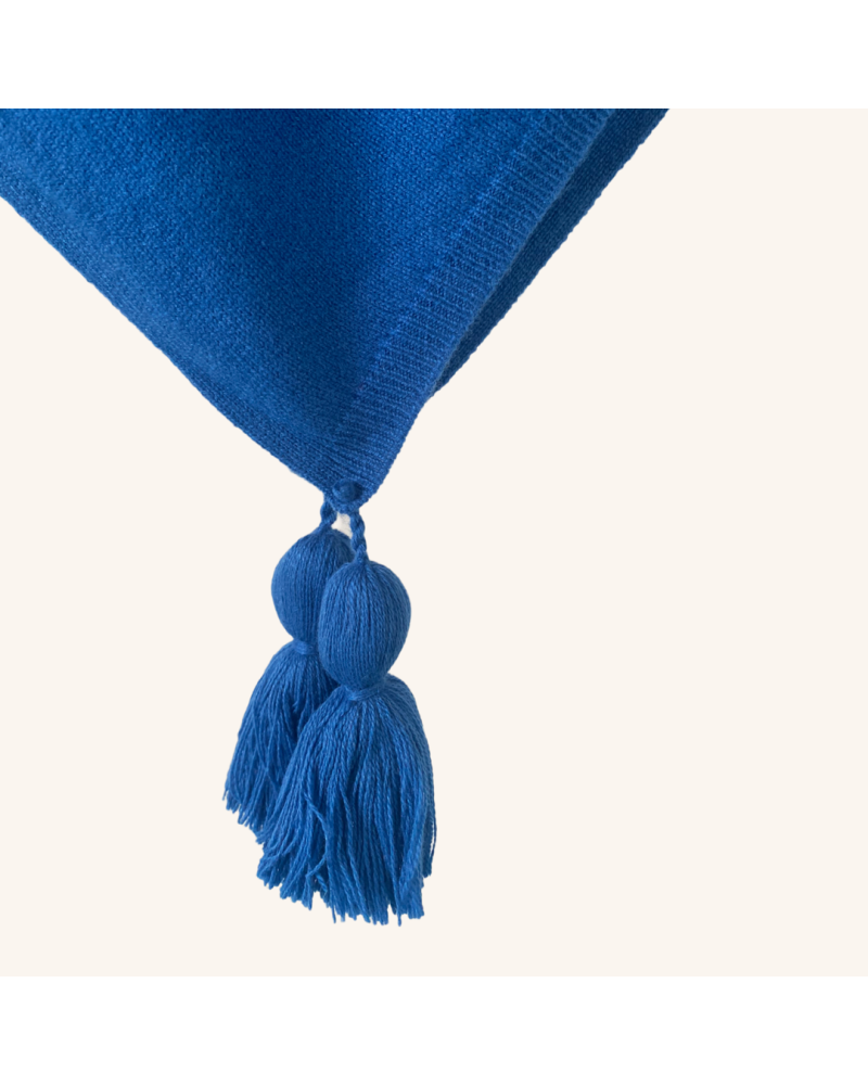 Y'am Capri Poncho Capri Cashmere Merino Wool And Silk