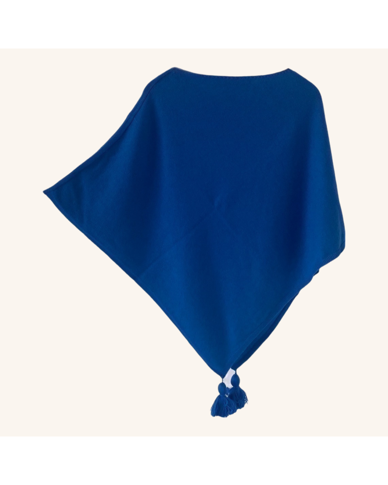 Y'am Capri Poncho Capri Cashmere merino wool and silk