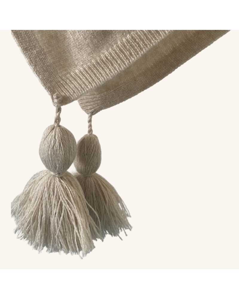 Y'am Capri Poncho Capri Cashmere Merino Wool And Silk