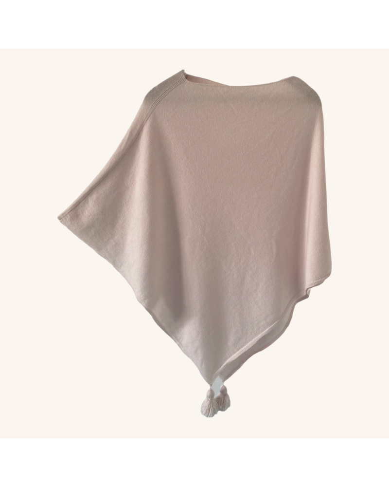 Y'am Capri Poncho Capri Cashmere merino wool and silk