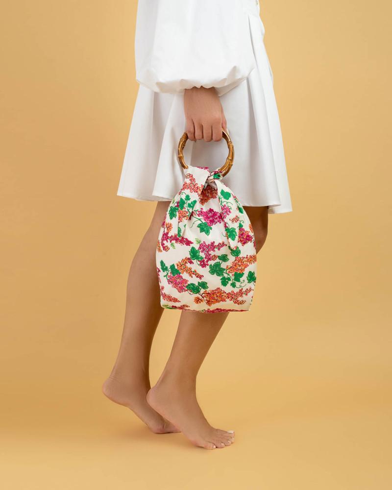 Y'am Capri Bouquet bag Grapes