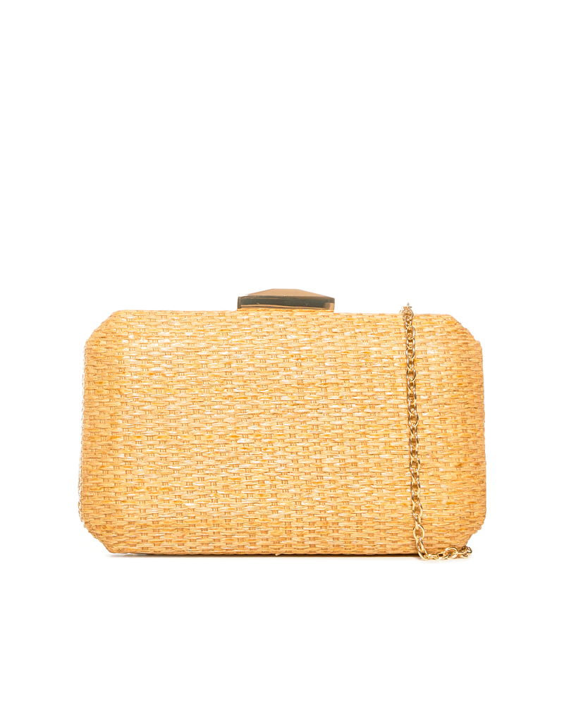 Y'am Capri Caramella clutch