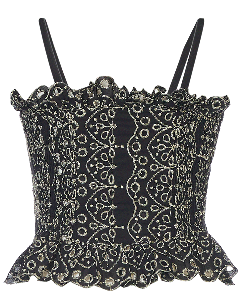 Y'am Capri Laura Crop Top