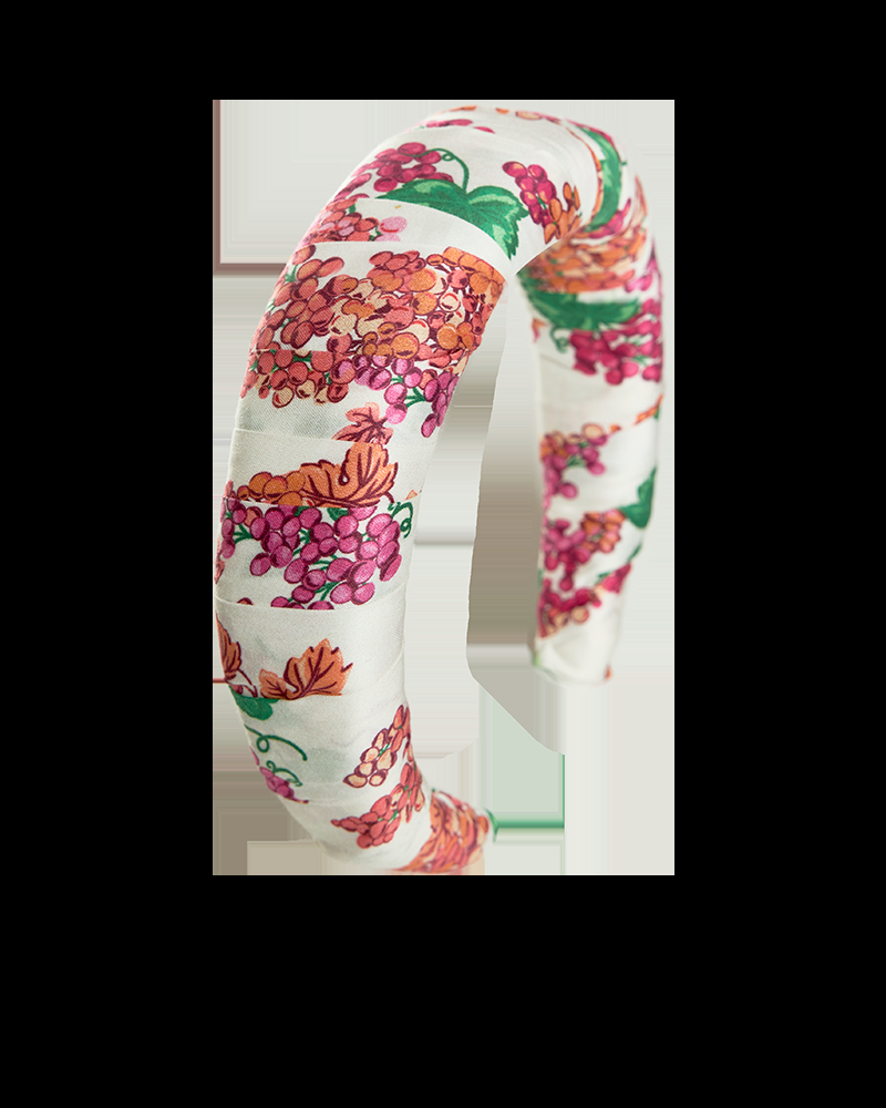 Y'am Capri Padded Headband Uva Rosé