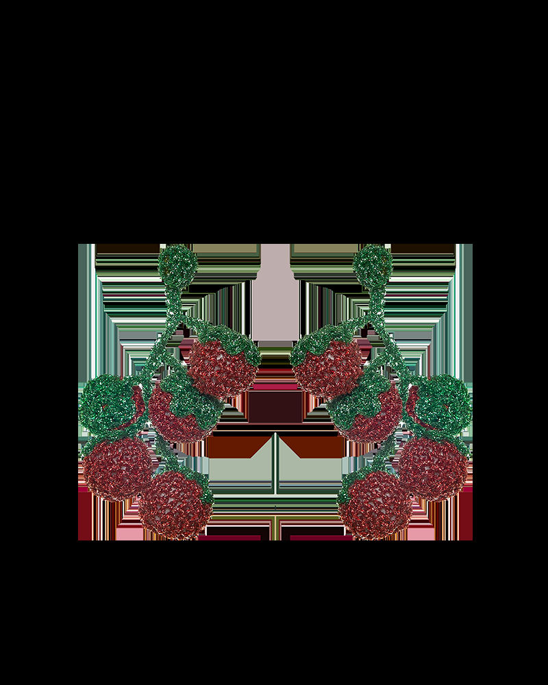 Y'am Capri Pomodorini Crochet earrings