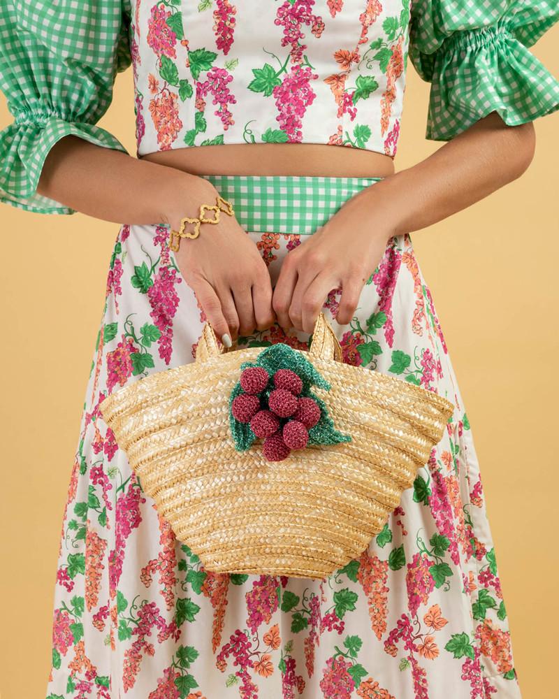 Y'am Capri Sfogliatella Bag Uva Rosé