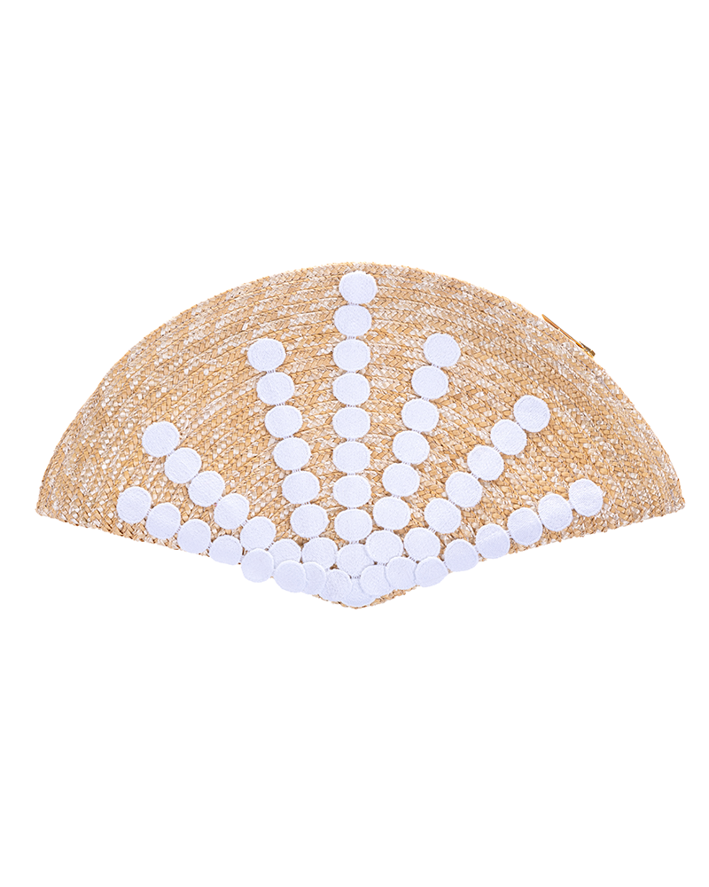 Y'am Capri Ventaglio Clutch Pavone
