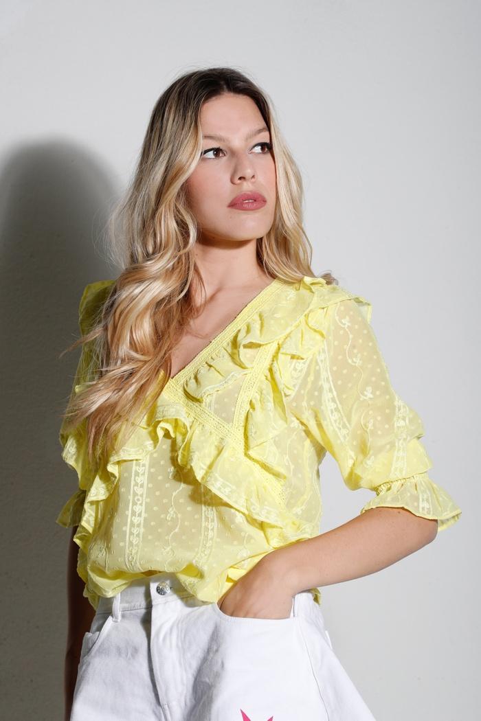 Z.O.E. Zone Of Embroidered BLUSA CODICE 30Z439 – ZOE FASHION