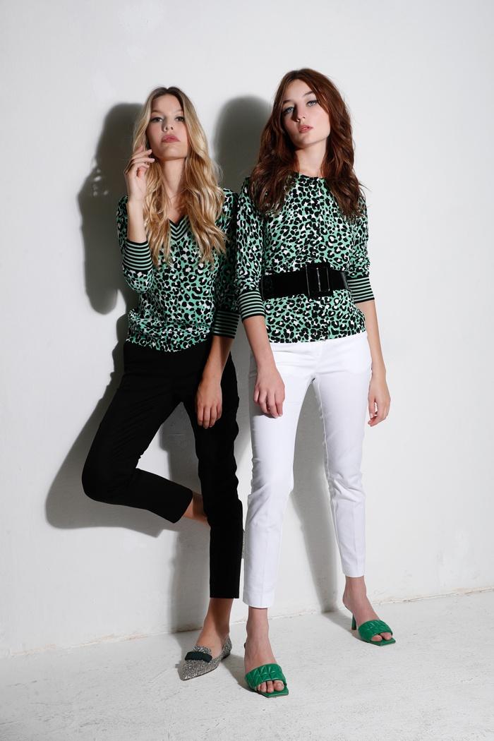 Z.O.E. Zone Of Embroidered MAGLIA CODICE 3Z105 – ZOE FASHION