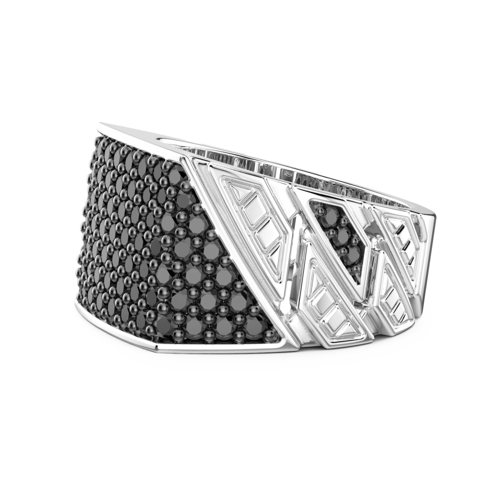 Zancan Anello Chevalier Zancan In Argento Con Pietre