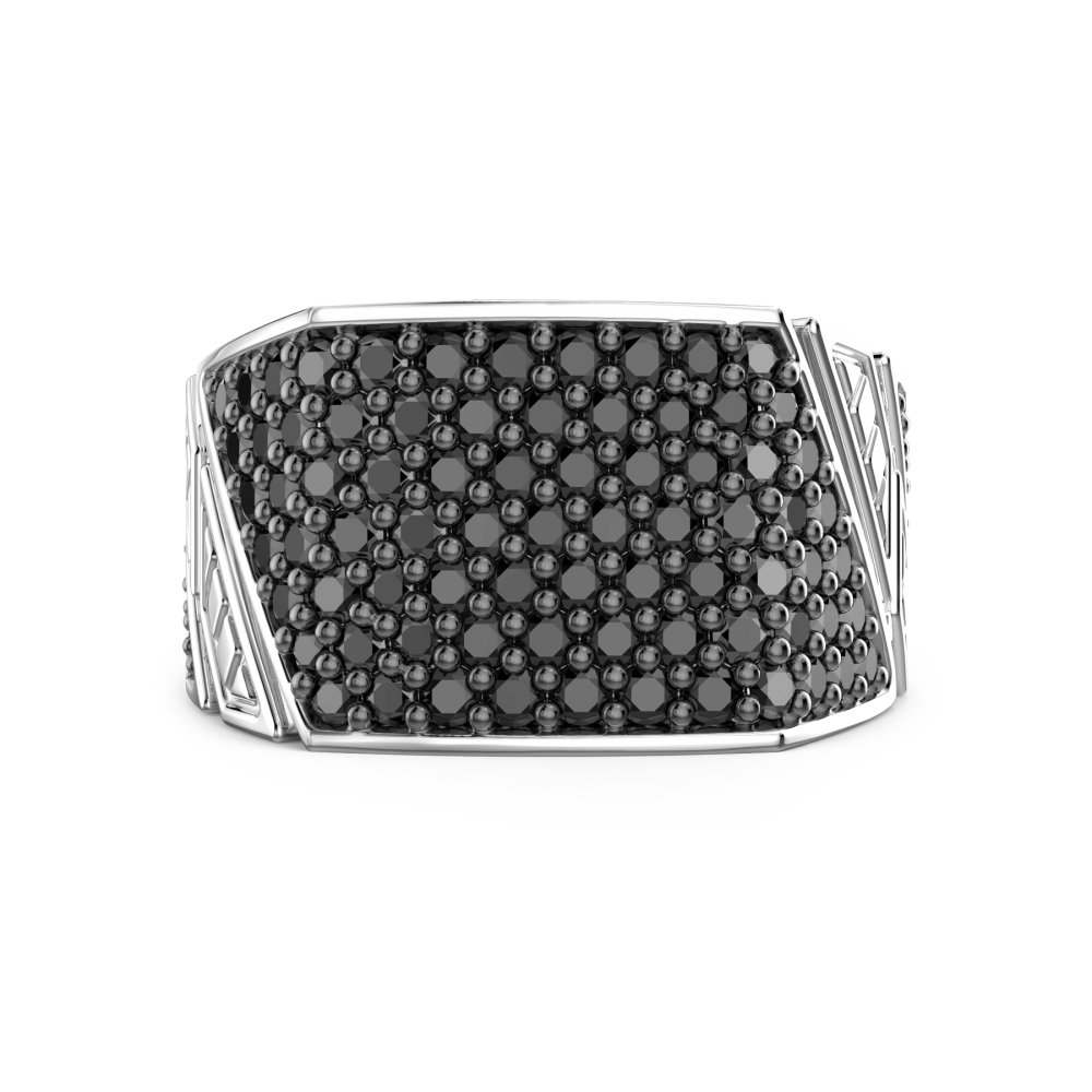 Zancan Anello chevalier Zancan in argento con pietre