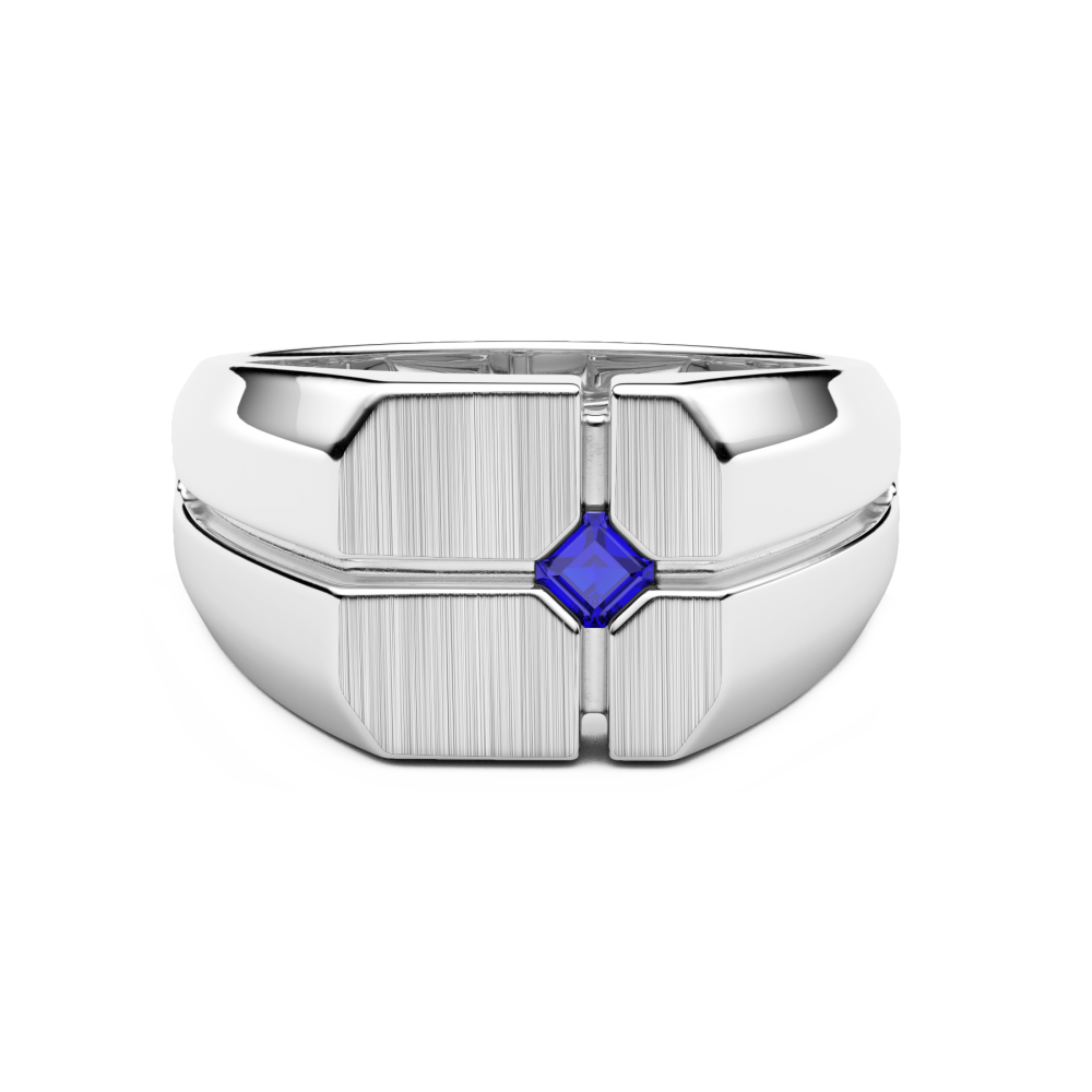 Zancan Anello chevalier Zancan in argento e pietre naturali