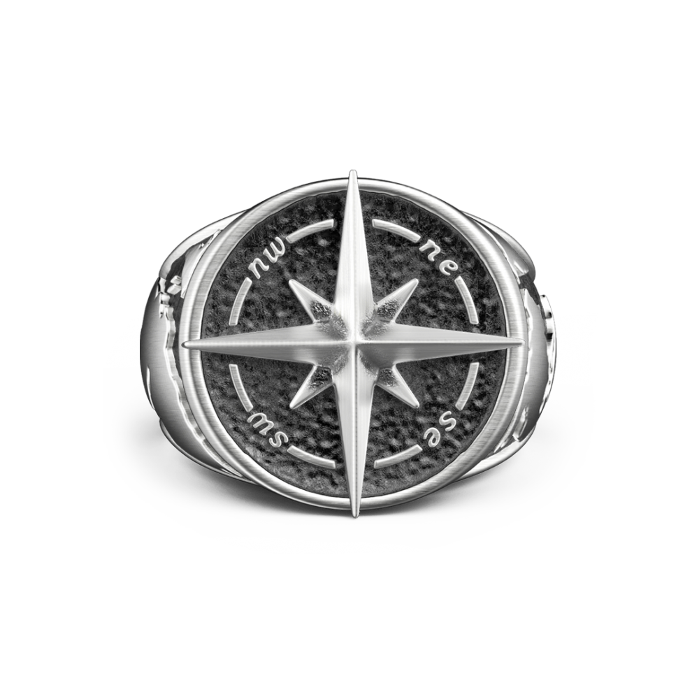 Zancan Anello Zancan in argento con finitura vintage