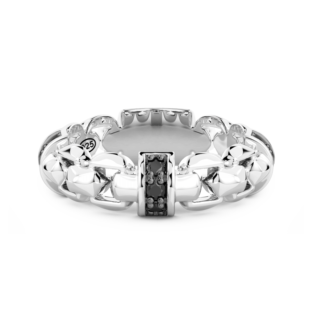 Zancan Anello Zancan in argento con pietre naturali