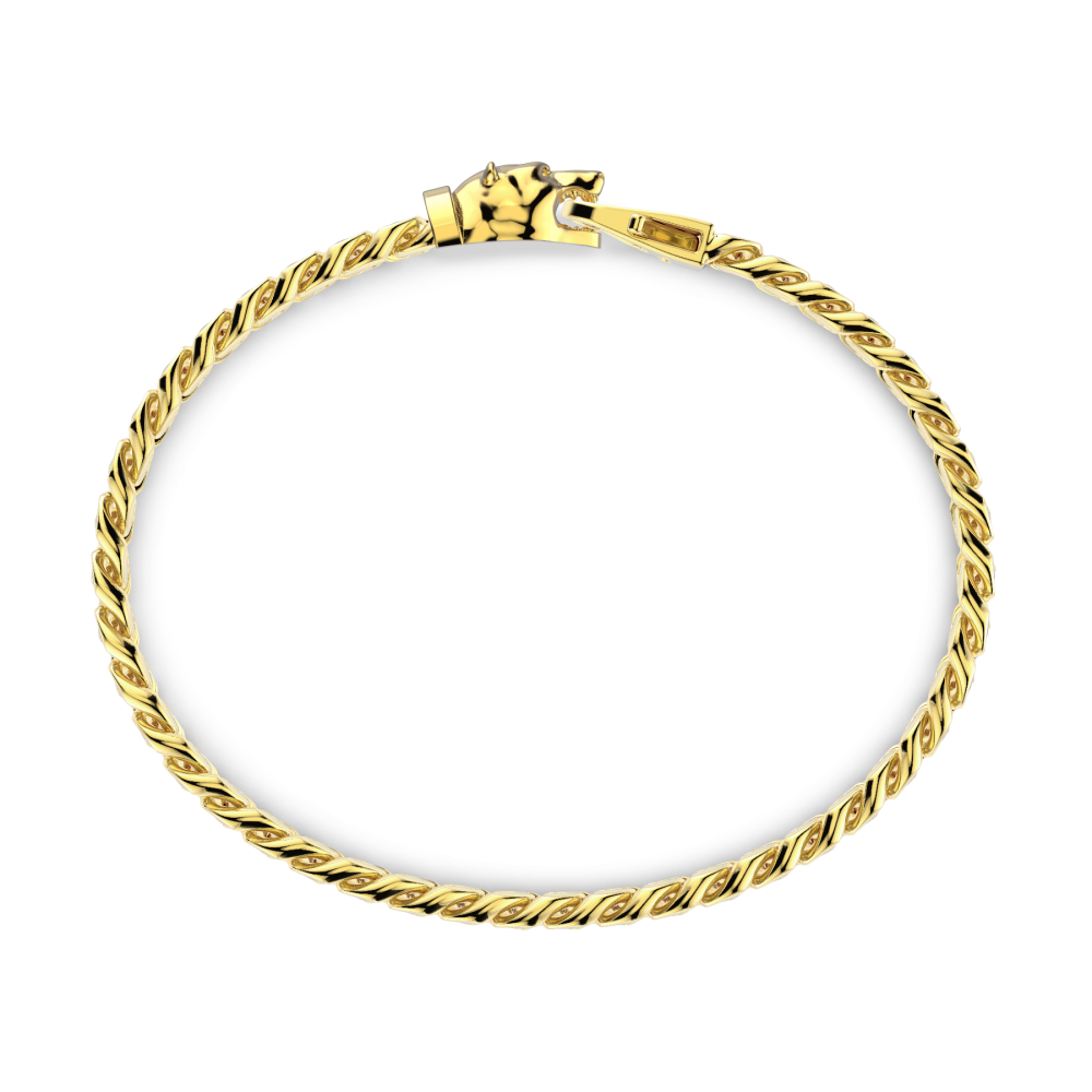 Zancan Bracciale A Grumetta Zancan In Argento Con Chiusura A Testa D'orso