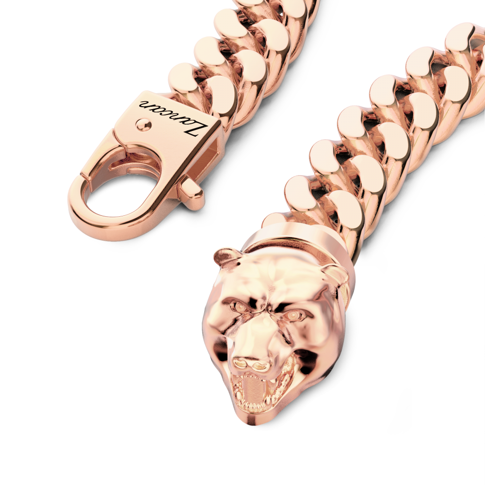 Zancan Bracciale A Grumetta Zancan In Argento Con Chiusura A Testa D'orso