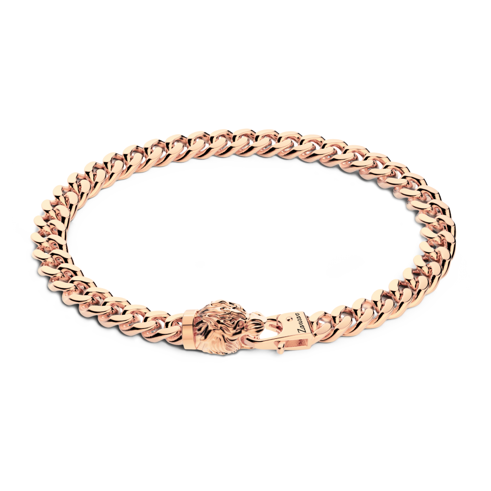 Zancan Bracciale a grumetta Zancan in argento con chiusura a testa di tigre