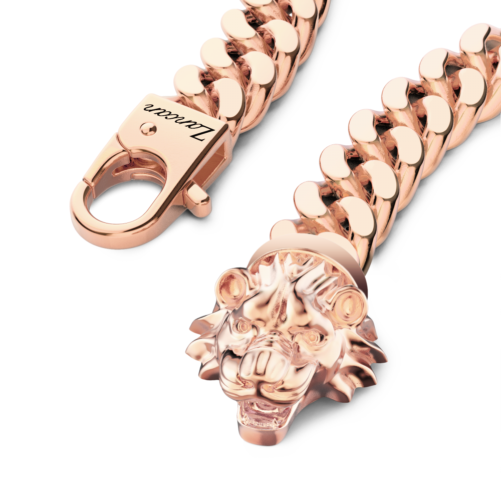 Zancan Bracciale A Grumetta Zancan In Argento Con Chiusura A Testa Di Leone