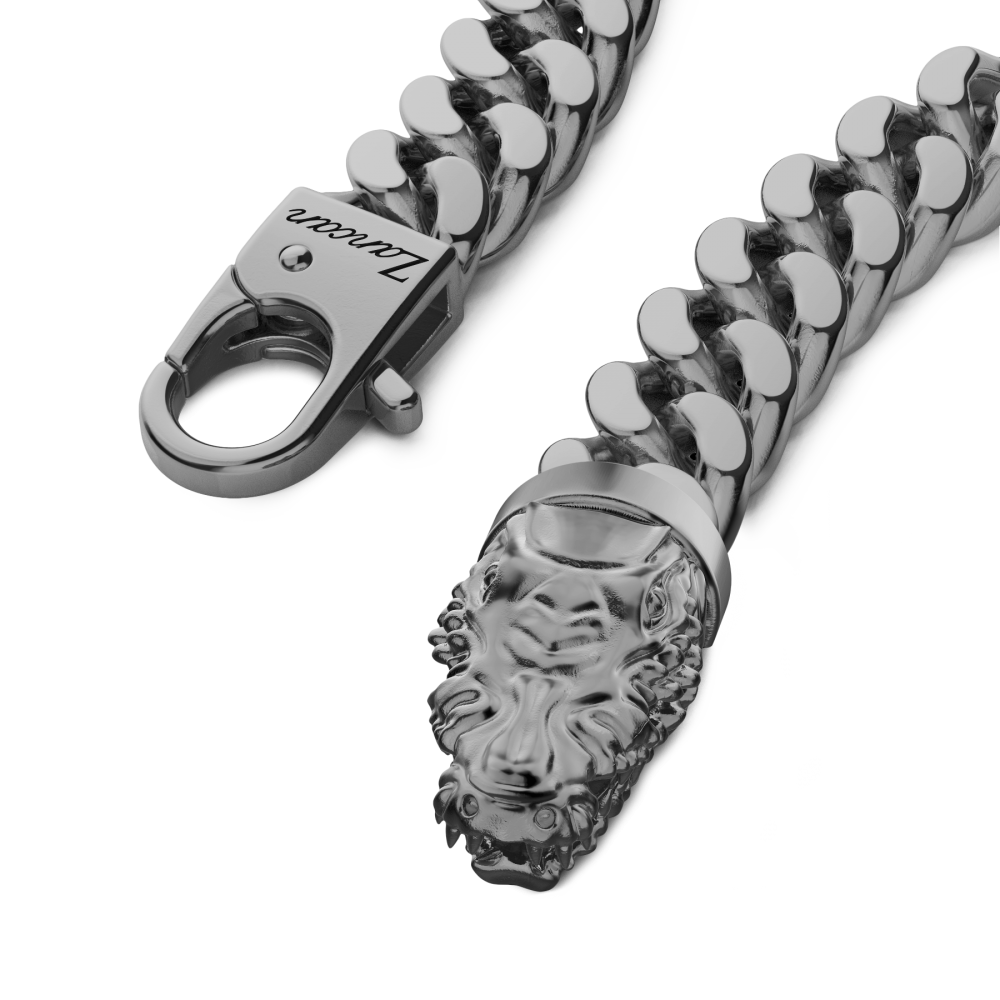 Zancan Bracciale A Grumetta Zancan In Argento Con Chiusura A Testa Di Coccodrillo