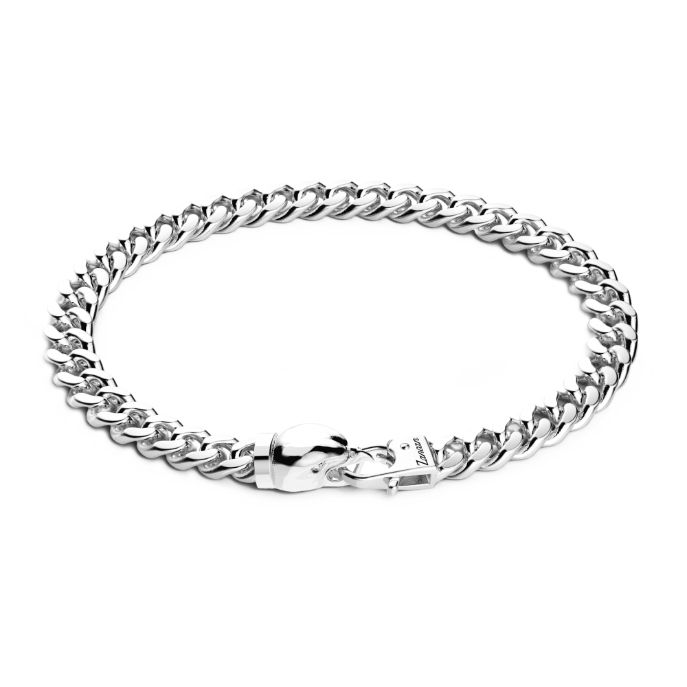 Zancan Bracciale a grumetta Zancan in argento con chiusura a testa d'aquila