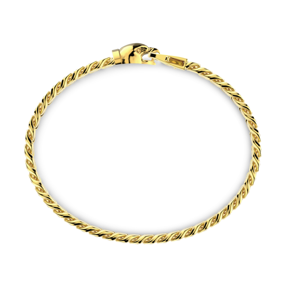 Zancan Bracciale A Grumetta Zancan In Argento Con Chiusura A Testa D'aquila