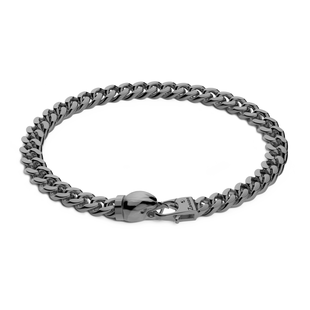 Zancan Bracciale a grumetta Zancan in argento con chiusura a testa d'aquila