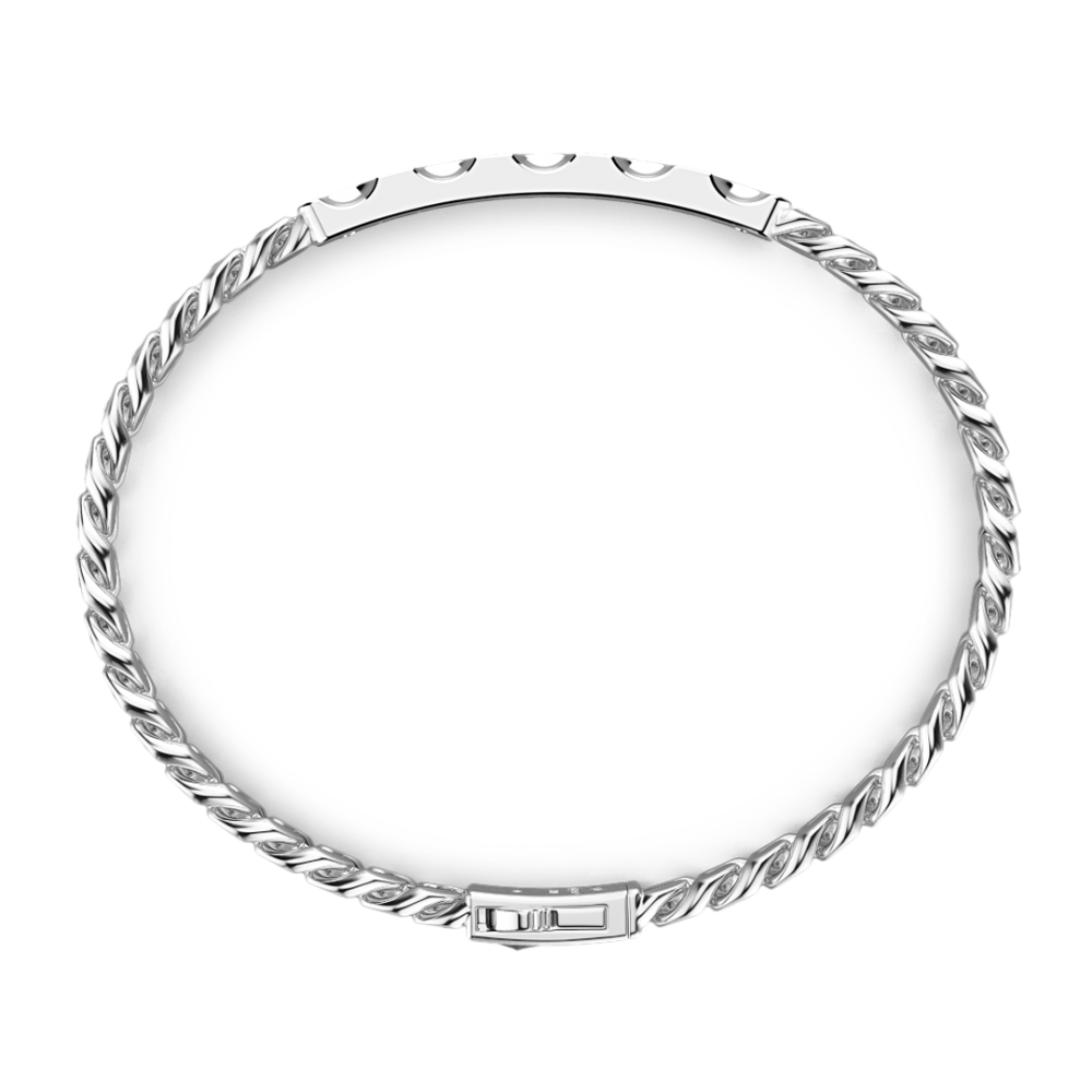 Zancan Bracciale A Grumetta Zancan In Argento Con Tamburo