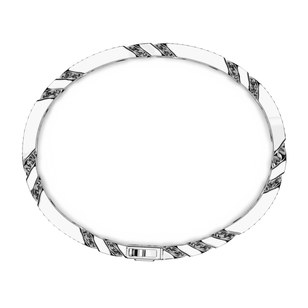 Zancan Bracciale Grumette Zancan In Argento Con Pietre