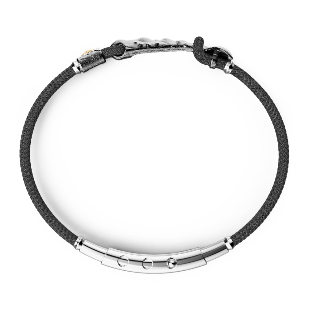 Zancan Bracciale Zancan In Argento Brunito Con Coda Di Sirena